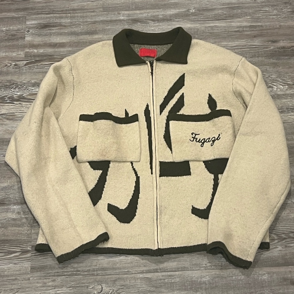 Fugazi Farsi Knit - Beige/Olive